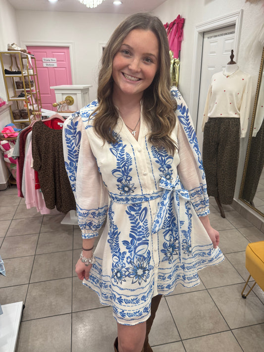 Isla Blues Dress