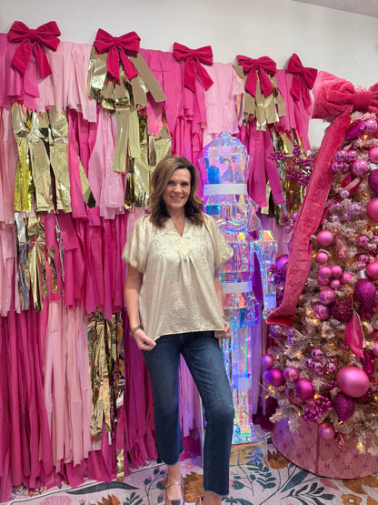 Give Me Some Shimmer Top