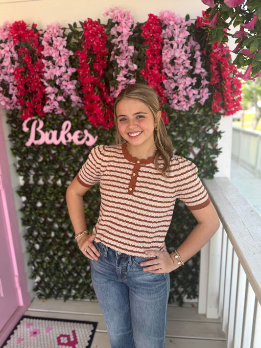 Shannon Stripe Top