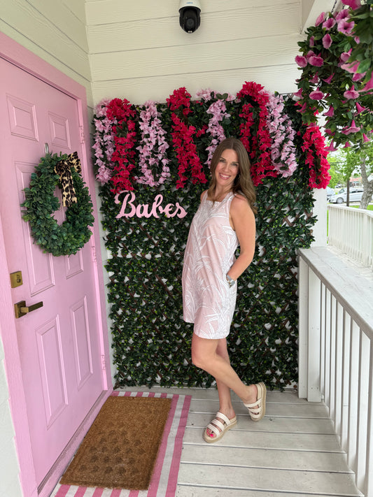 Feather Pink Pampa Dress