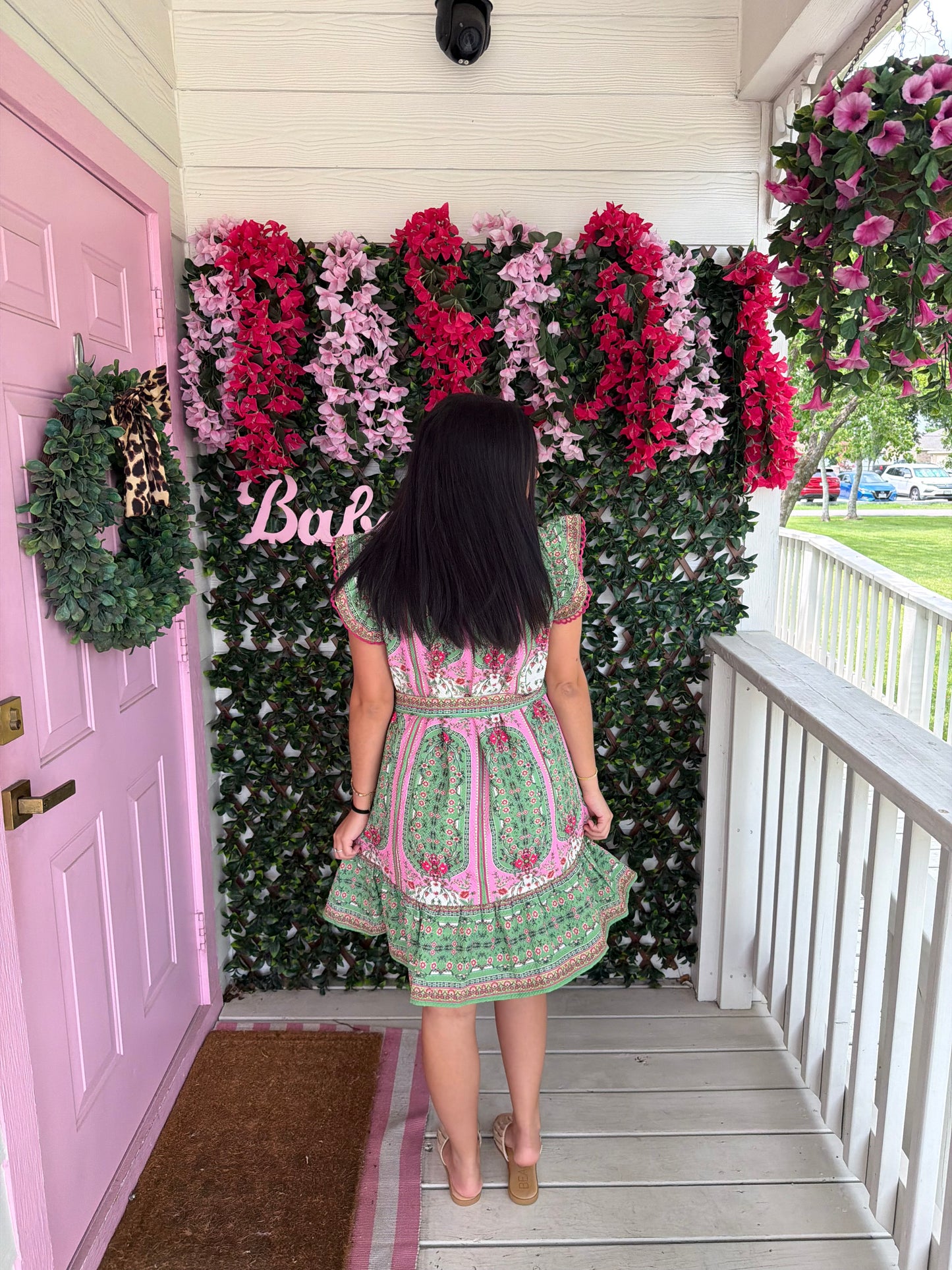 Sage Summer Mix Dress