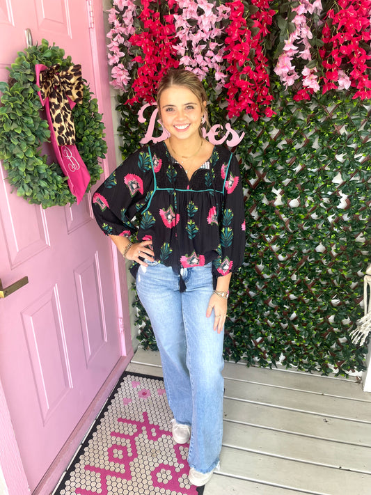 Aliece Black Top