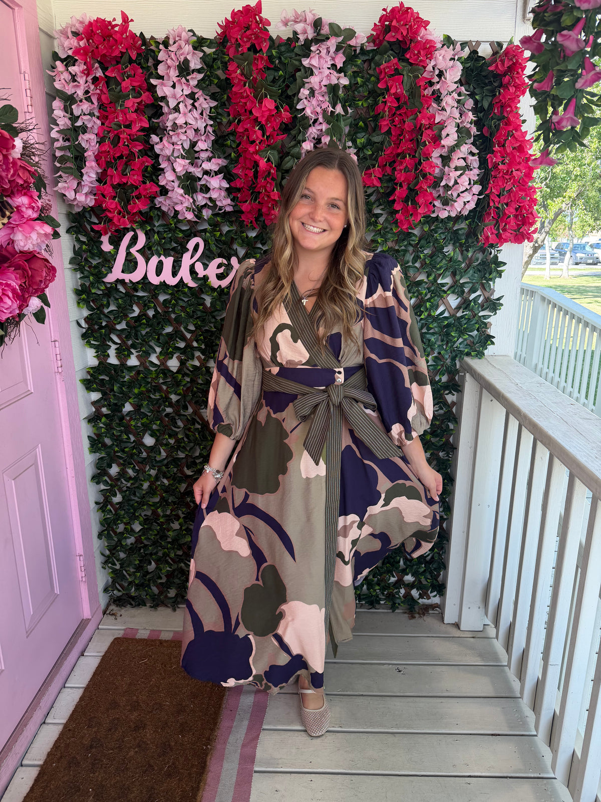 Olive You Floral Dress