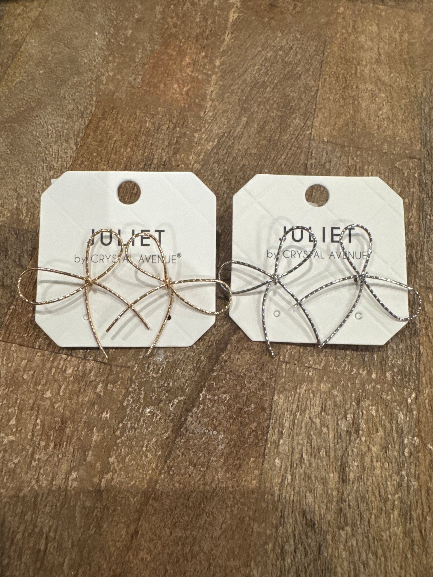 String Bow Earrings