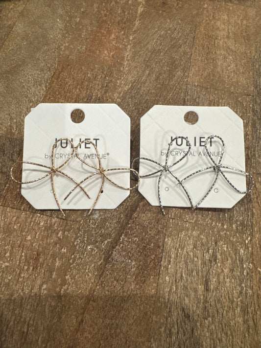 String Bow Earrings