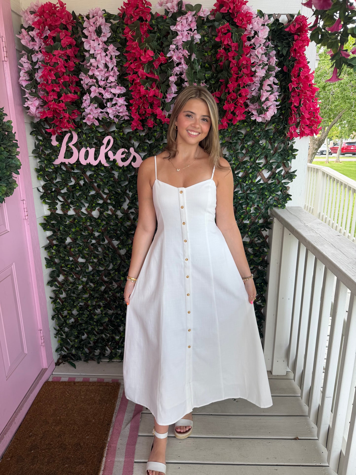 She’s An Icon White Dress