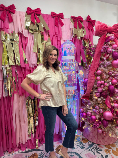 Give Me Some Shimmer Top