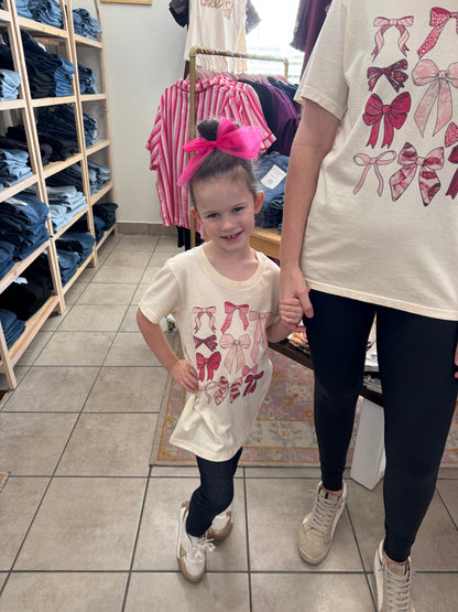 Valentine Bow Youth Tee