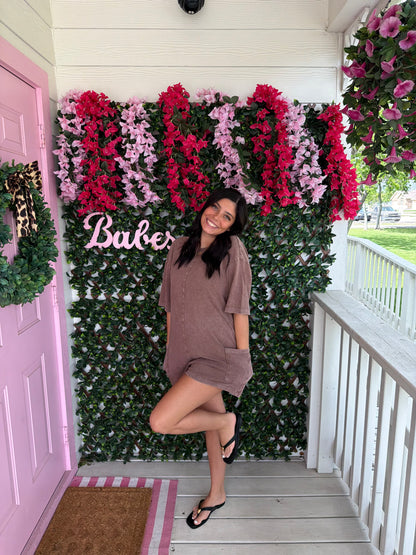 Chocolate Tee Romper