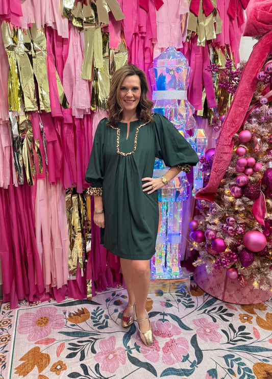 Wild Hunter Green Dress