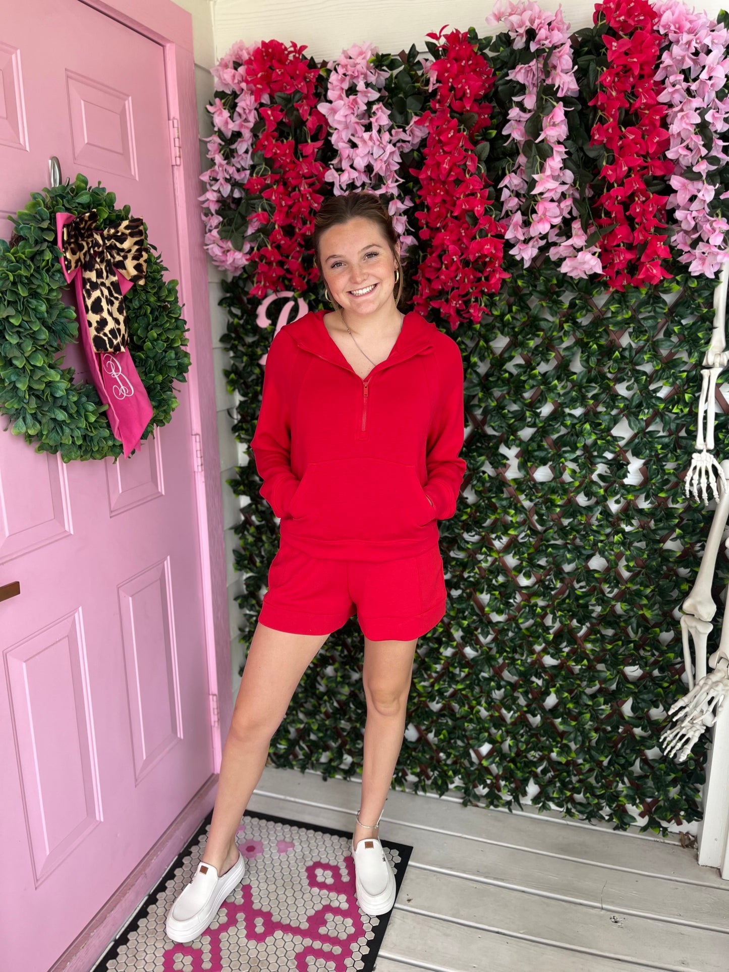 True Red Athleisure Set
