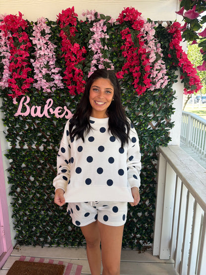 Navy Dots & Spots Set