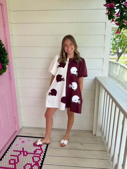Football Helmets Dress