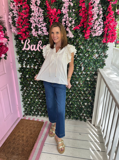 Angelic Cream Lace Top