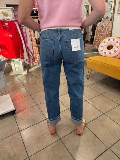 Vervet Lullaby Barrel Denim Pants