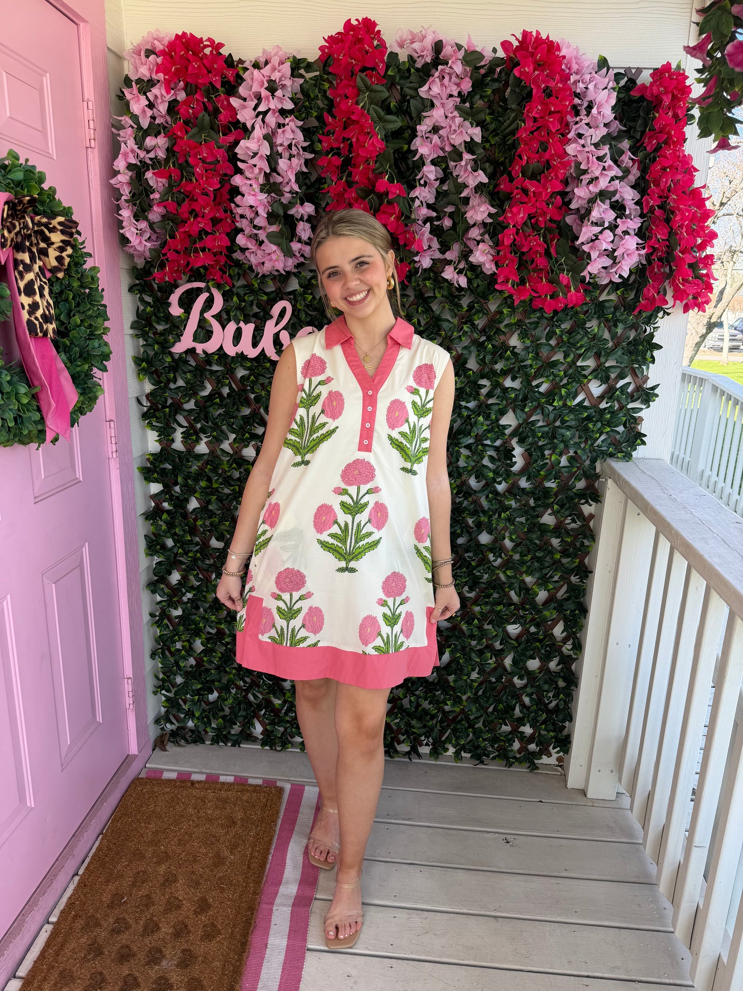 Floral Cream Dress