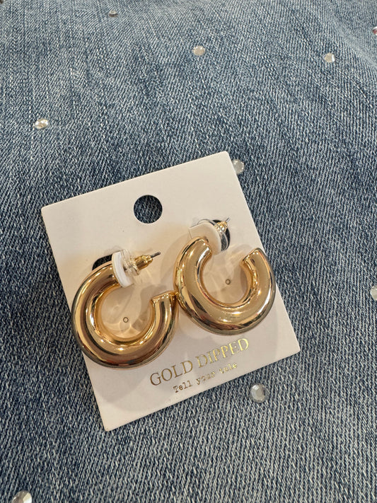 Chunky Gold Earrings