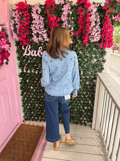 A Little Love Denim Top