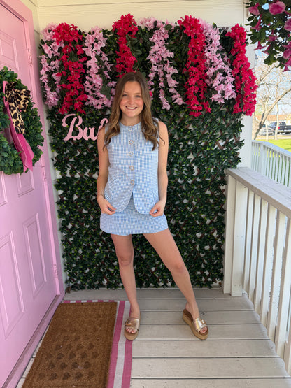 Gingham Girly Romper
