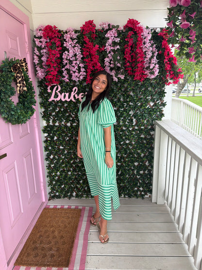 Grassy Fields Midi Dress