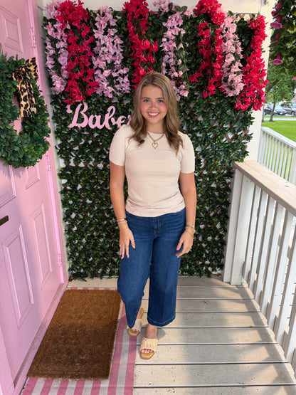 Natural Luxe Ribbed Top