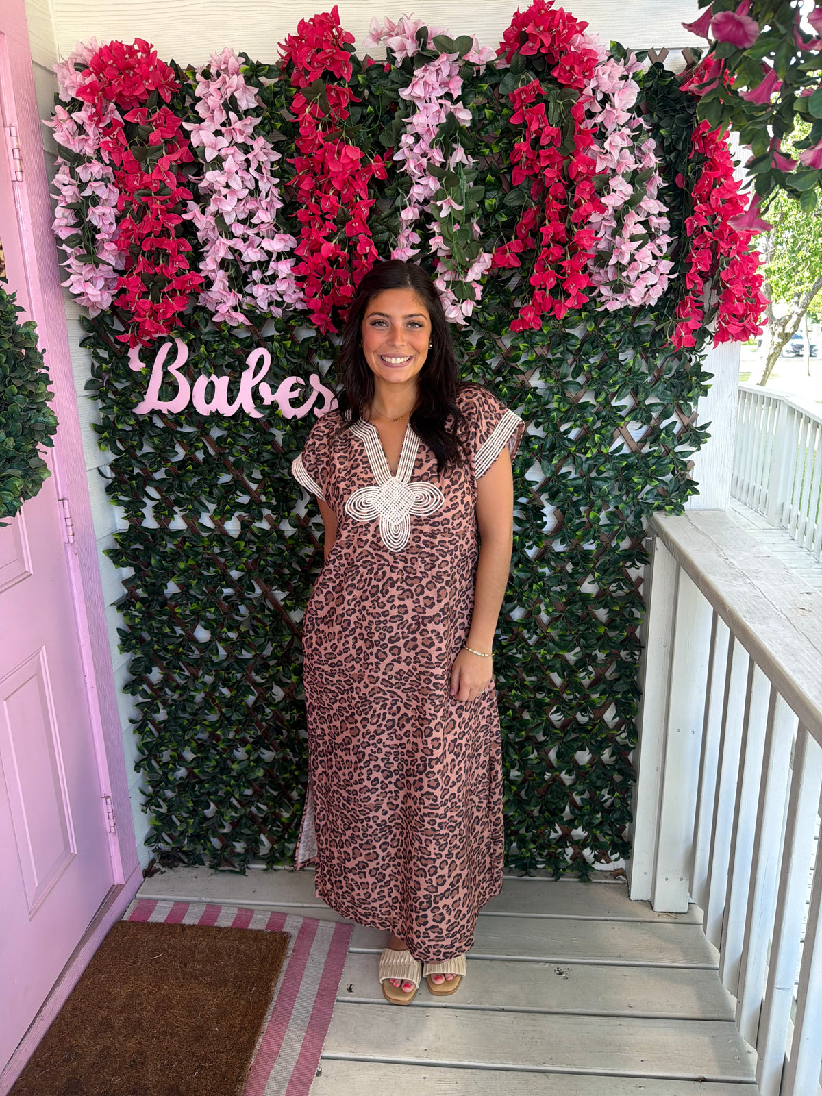 Get Wild Embroidered Dress