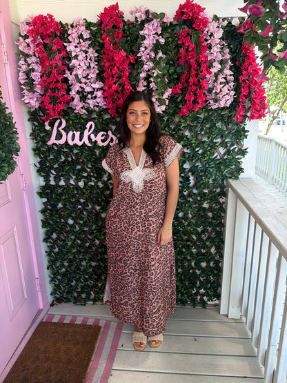 Get Wild Embroidered Dress