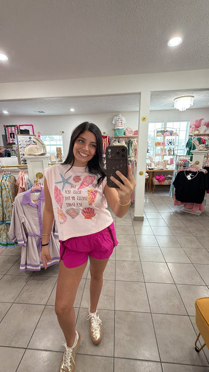 She Sells Seashells Muscle Tee
