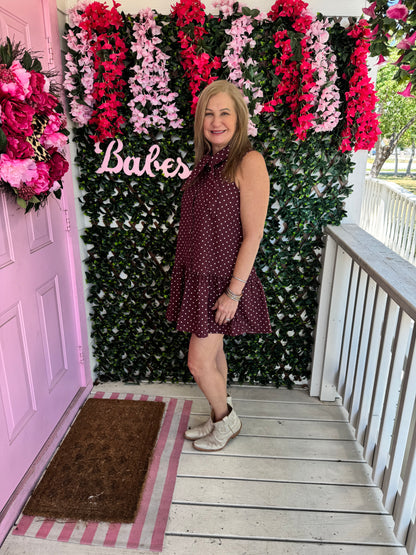 Burgundy Belle Dress