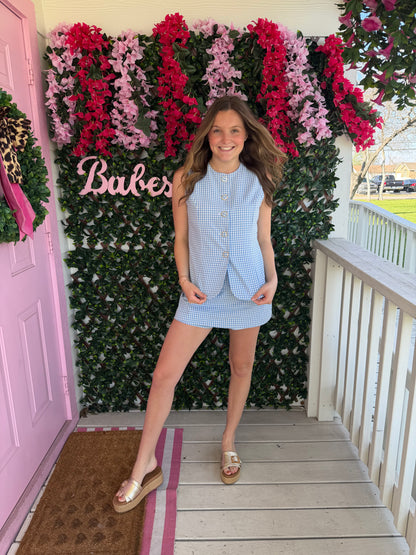 Gingham Girly Romper