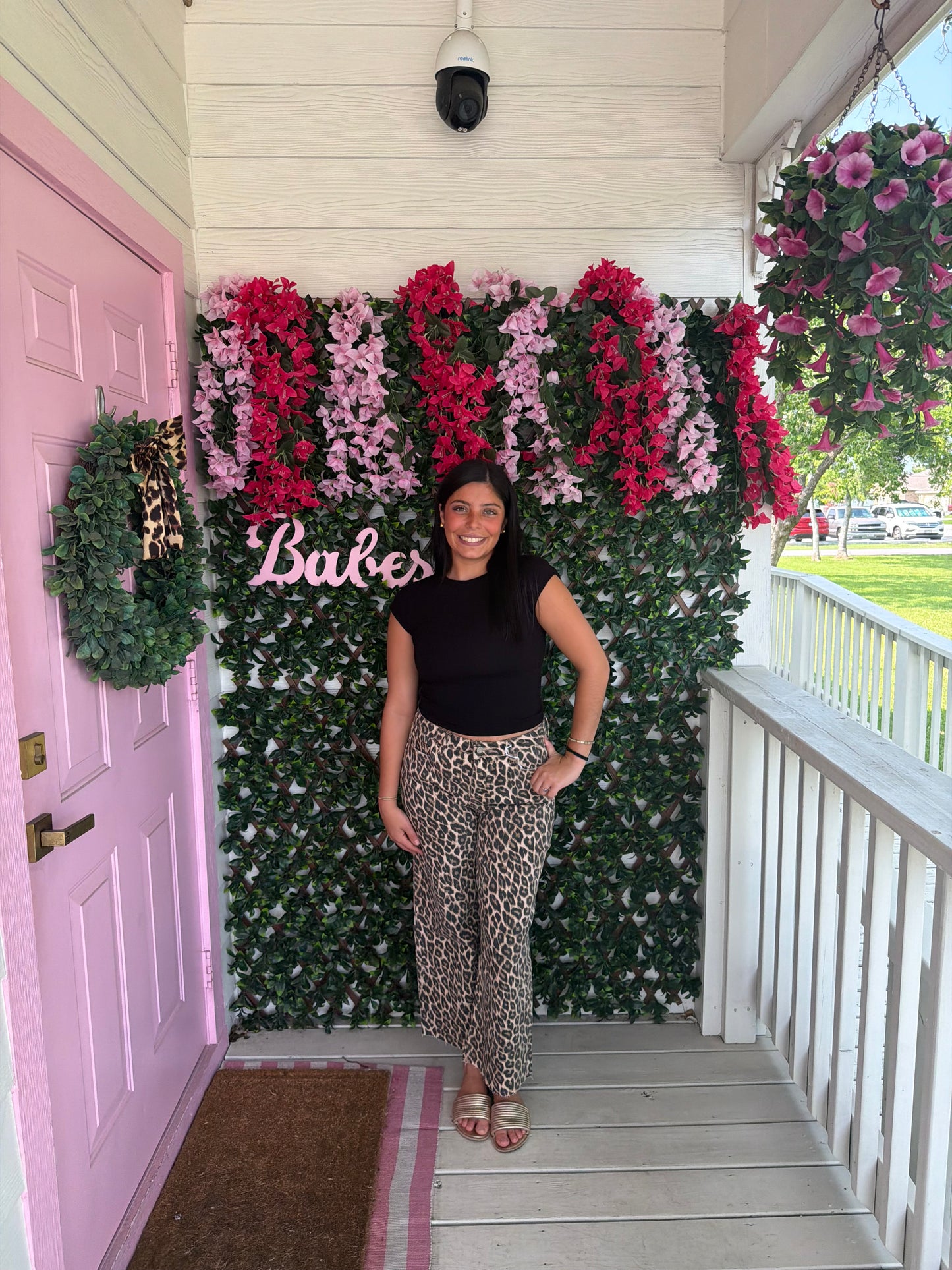 Vervet Cropped Leopard Denim Pants