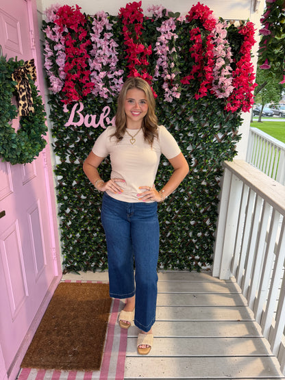 Natural Luxe Ribbed Top