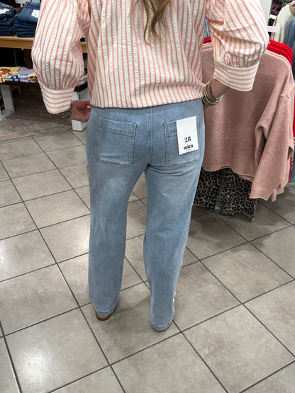 Mica Light Drawstring Denim