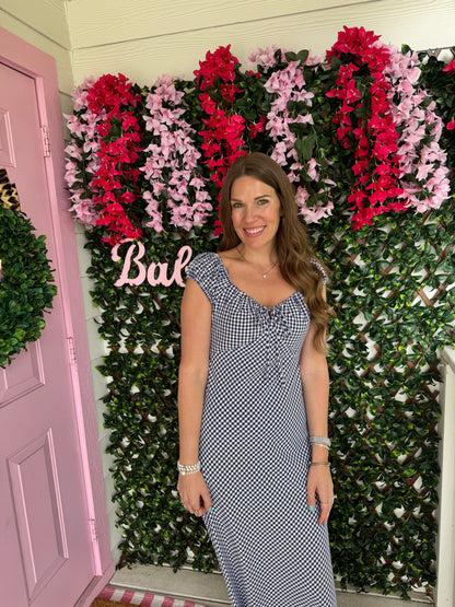 Summer Sky Gingham Dress