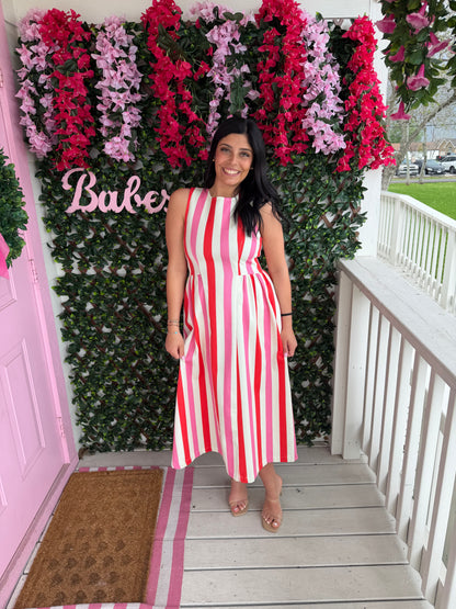 Citrus Stripes Dress