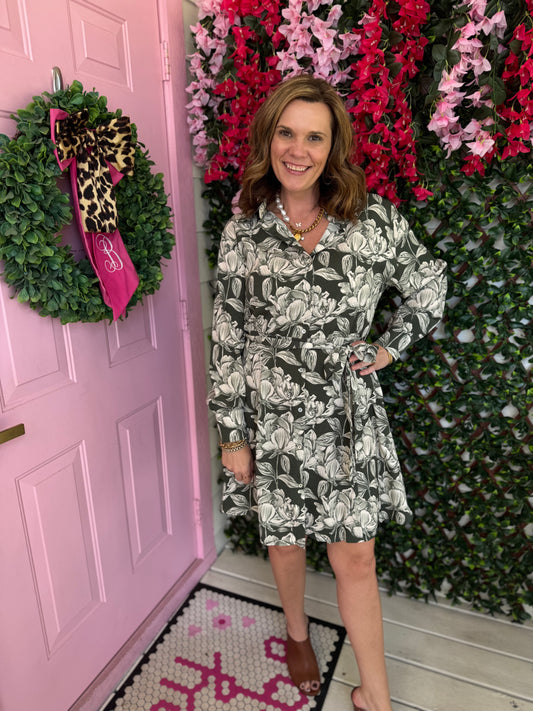 Sweet Magnolia Olive Dress
