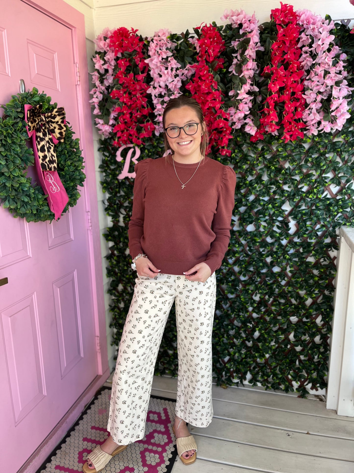 Basic Puff Sleeve Sweater