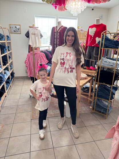 Valentine Bow Tee