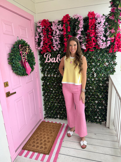 Spring Pink Pants