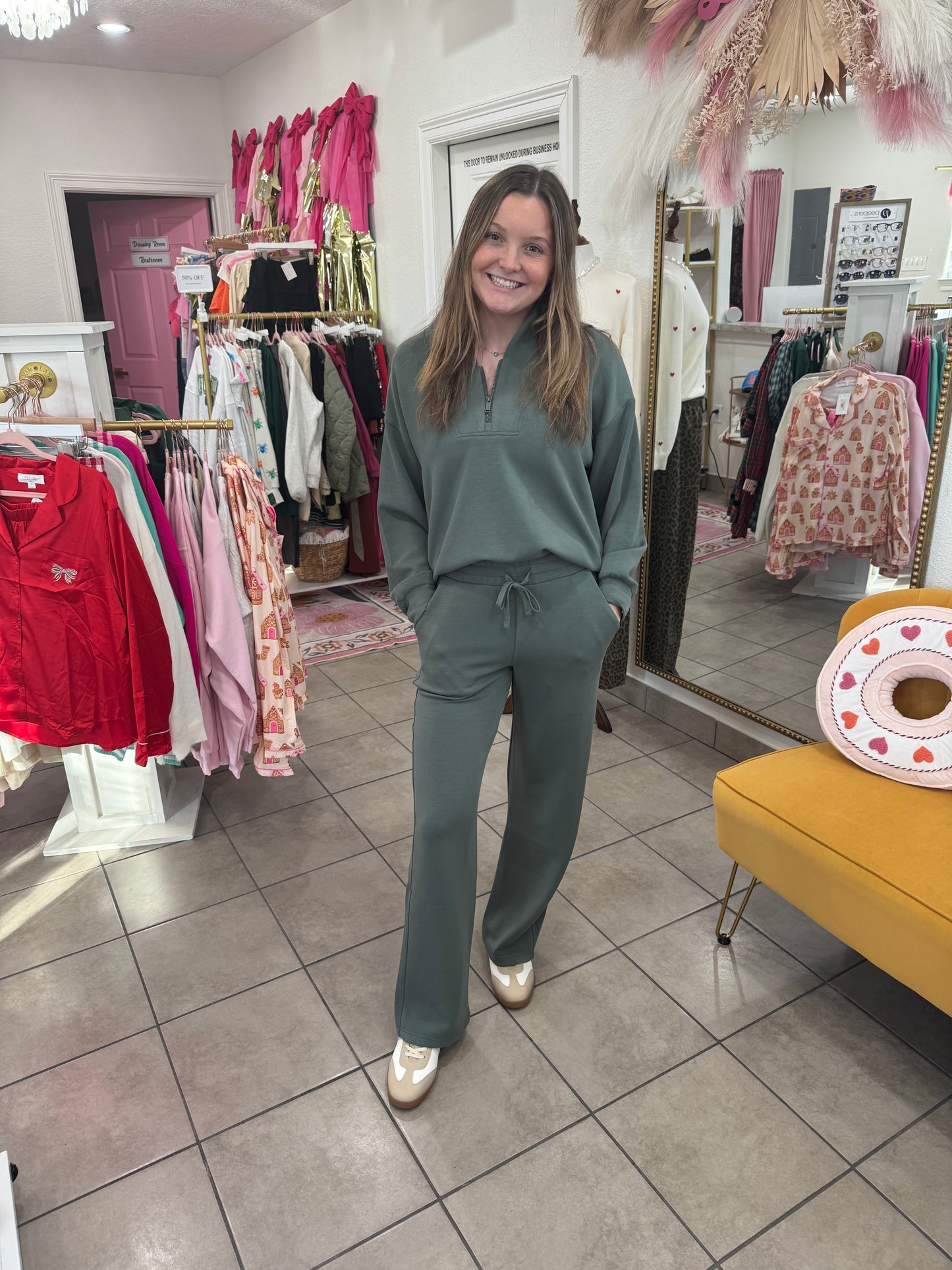 Sage Green Luxe Athletic Set