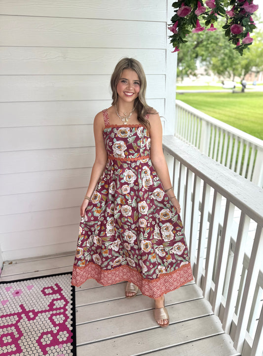 First Fall Feels Midi Dress