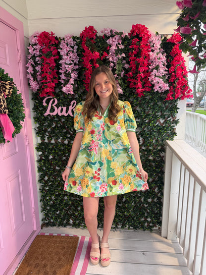 Bloomscape Jacquard Dress