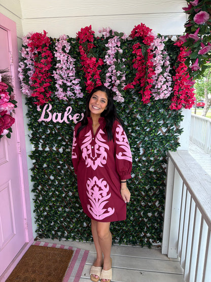 Petal & Wine Dress
