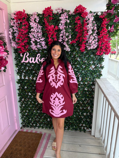 Petal & Wine Dress