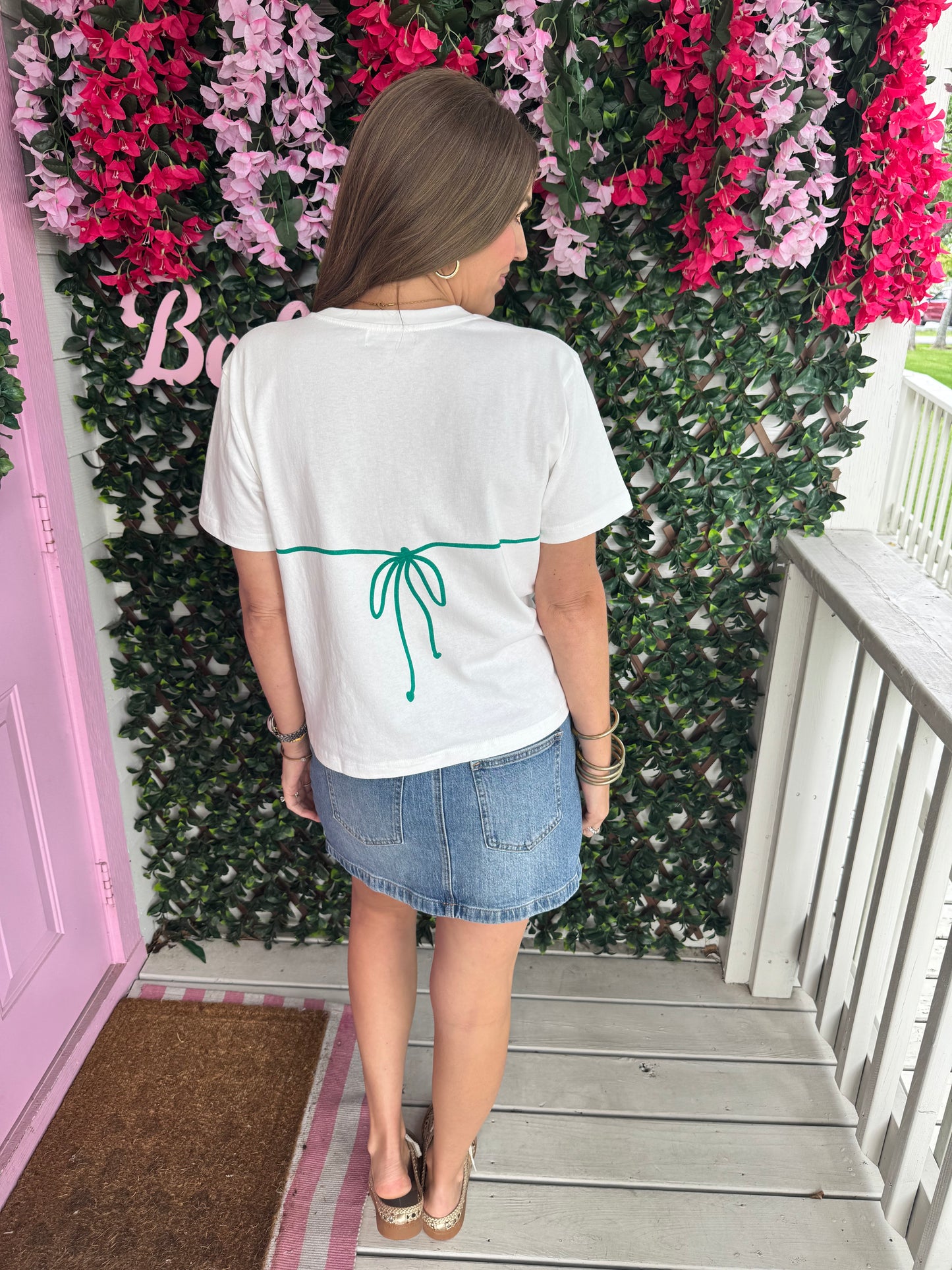 Beaded Bikini Top Tee