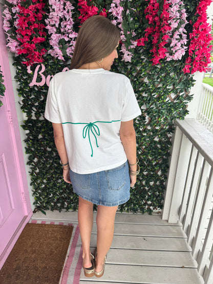 Beaded Bikini Top Tee