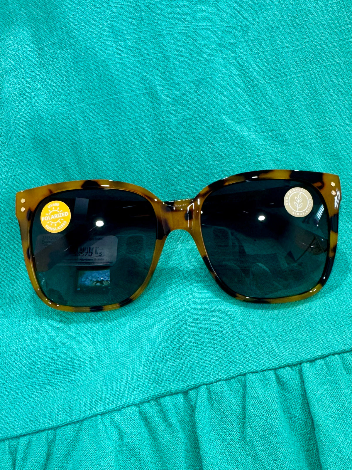Peepers Sunglasses Polarized Unisex Peepers by PeeperSpecs Unisex Mateo Oversized Soft Square  main image 4