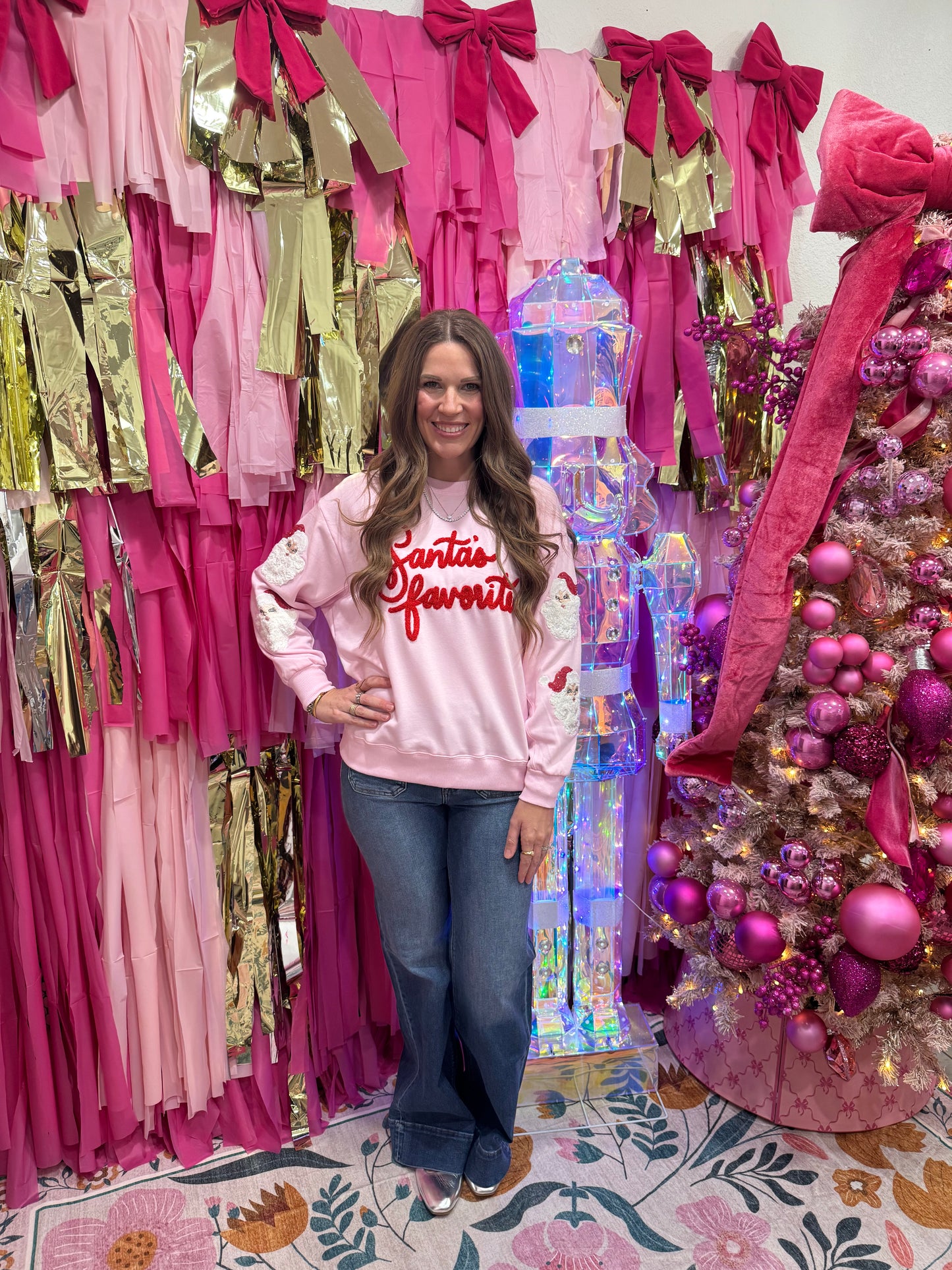 Santa’s Favorite Luxe Sweatshirt