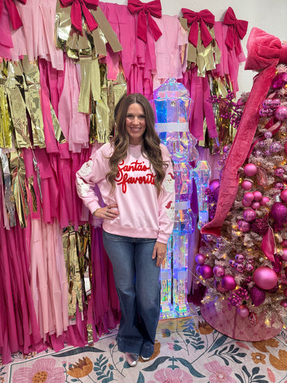 Santa’s Favorite Luxe Sweatshirt