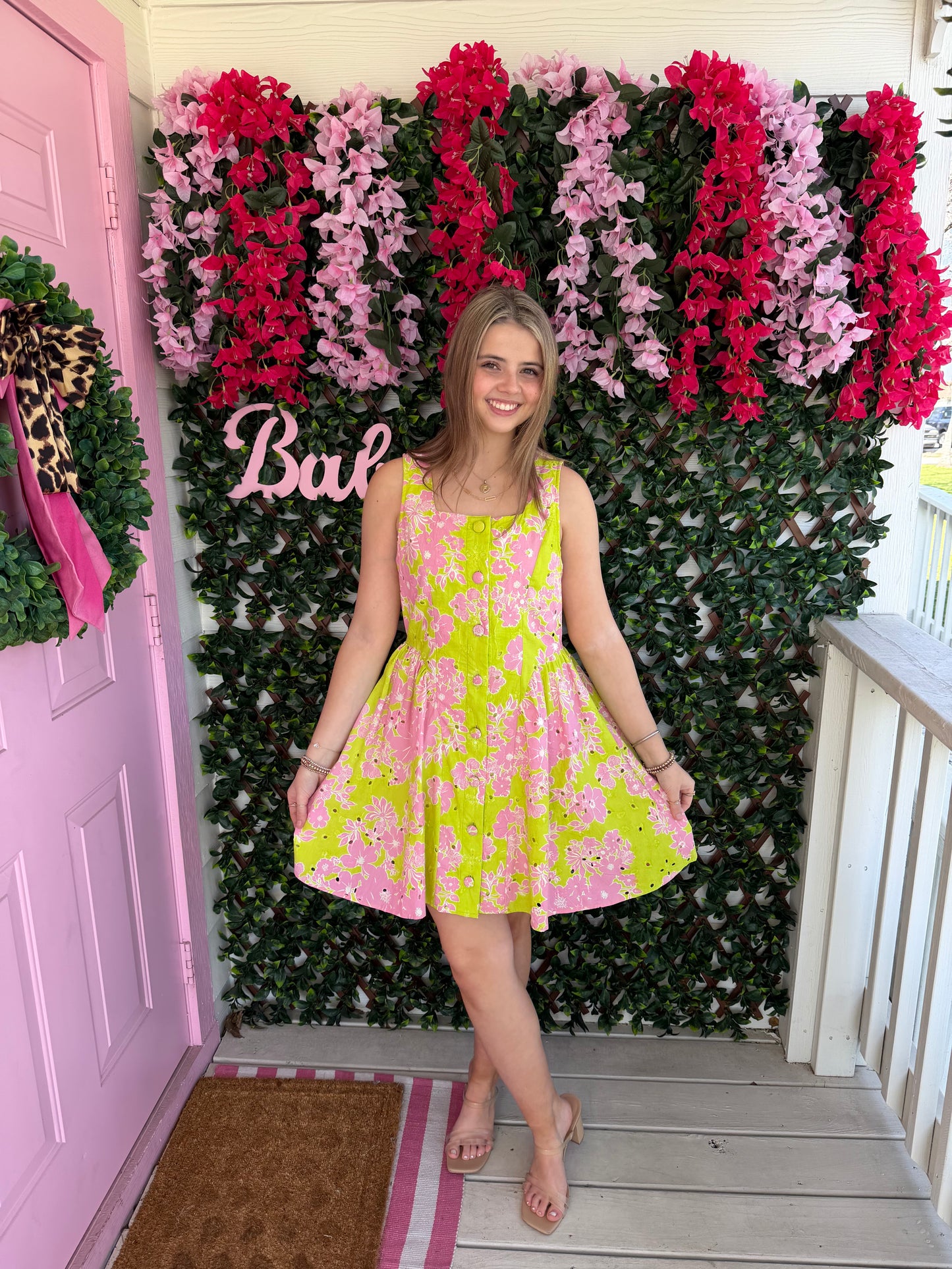 Apple Green Mini Dress